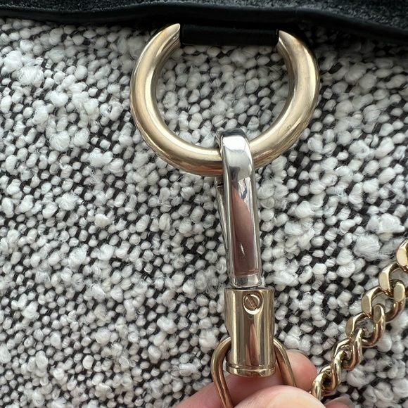 Chloe Faye small leather and suede crossbody bag - Picture 7 of 8